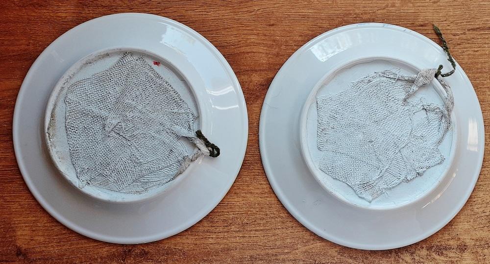 Amatérsky maľované taniere / Priemer 24 cm / 1,1 kg čistá váha / priemer 24 cm