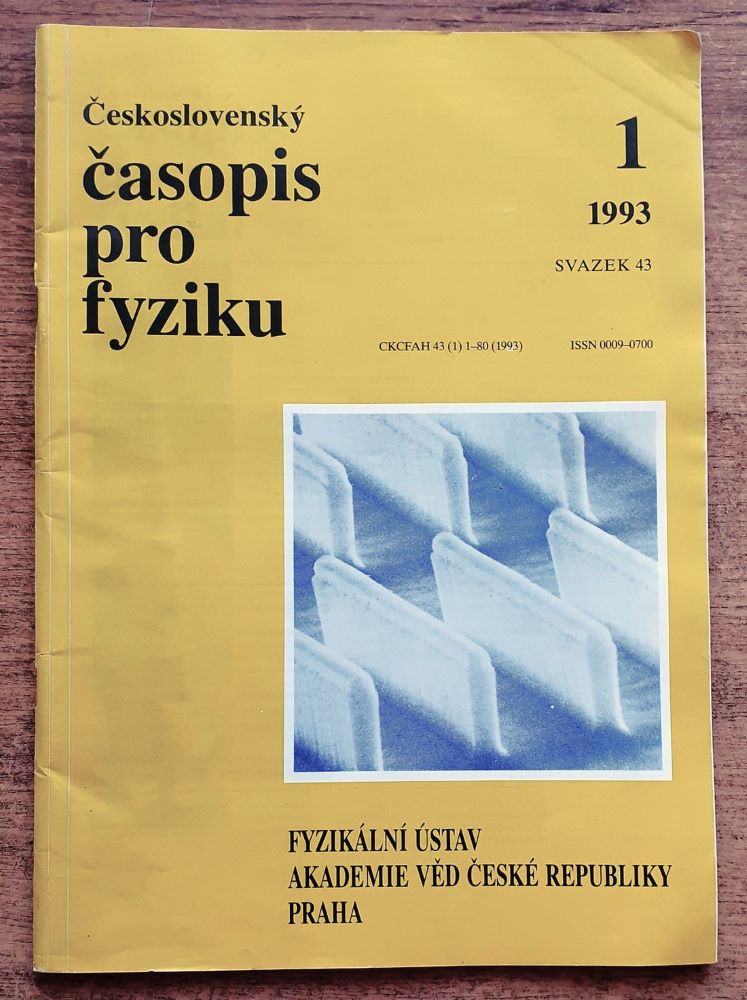 Československý časopis pro fyziku 1 / 1993