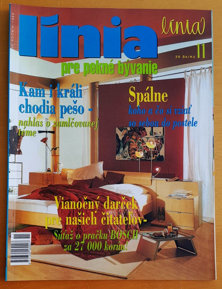 Línia pre pekné bývanie 1999/11 / téma: Spálne