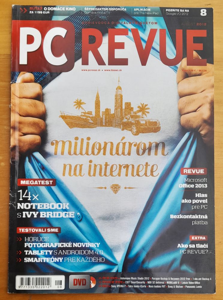 PC revue / Počítačový magazín 2012/8