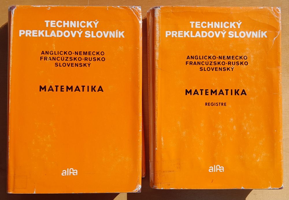 Technický prekladový slovník / Matematika + Matematika Registre