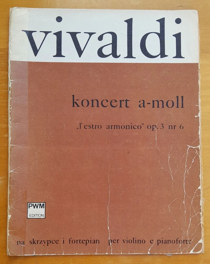 Concert a-moll / L Estro armonico op. 3 na skrzypce, orkiestre smyczkowa i basso continuo