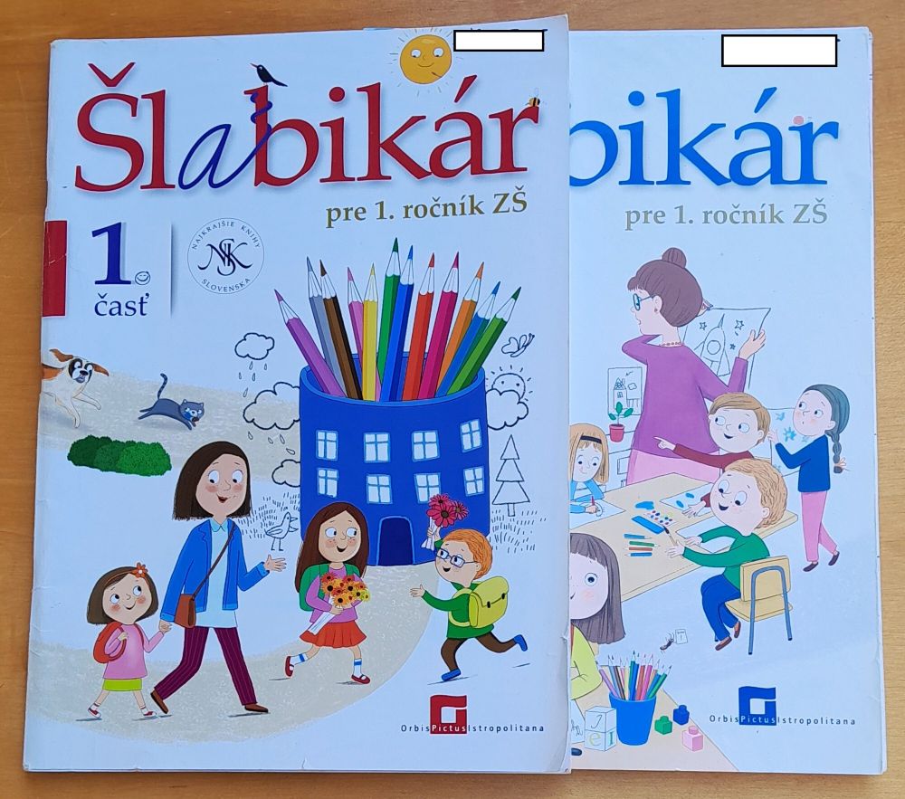 Šlabikár pre 1 ročník ZŠ 1. + 2. časť