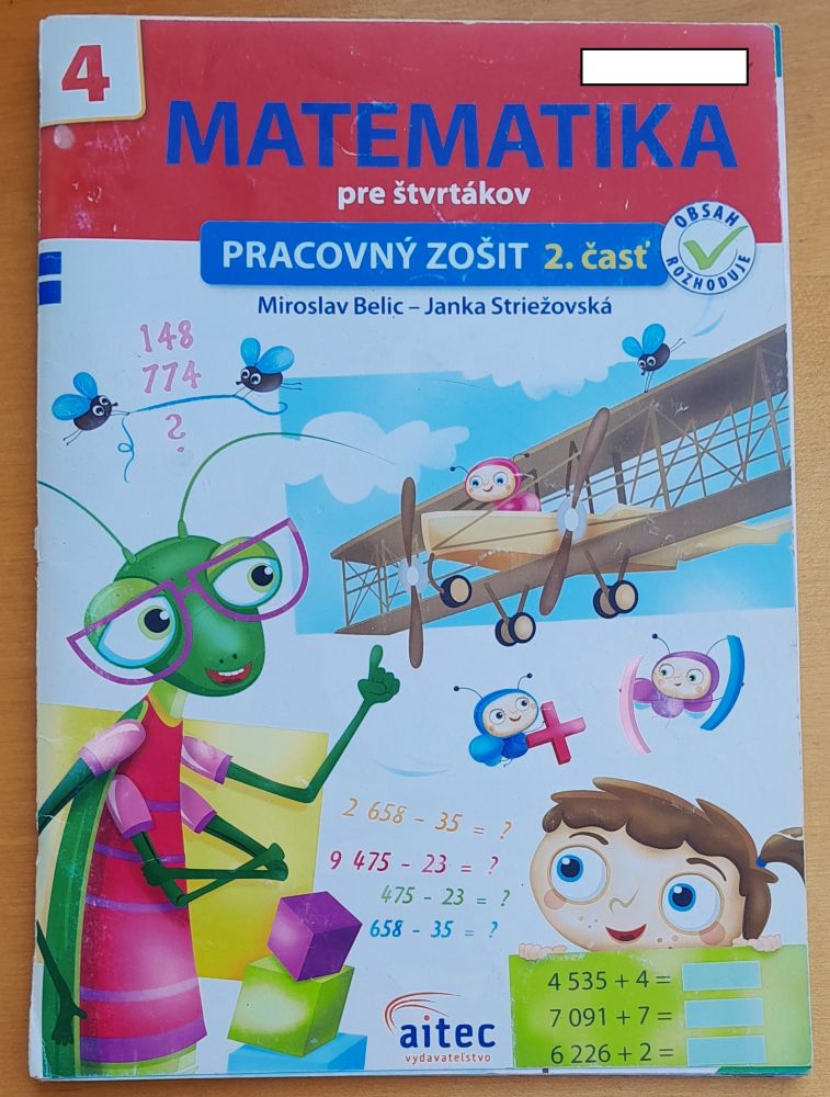 Matematika - geometria pre štvrtákov / Pracovný zošit 2. časť