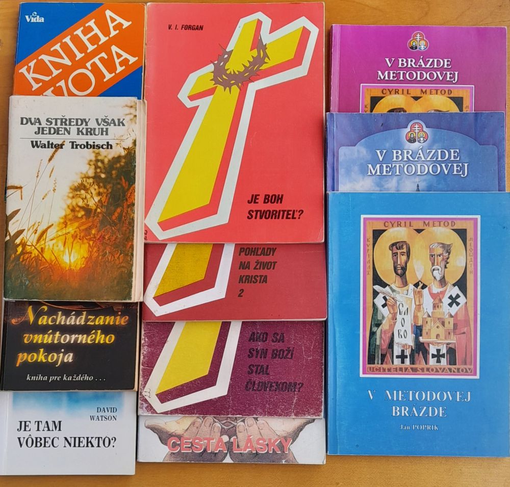 Balíček náboženských kníh pre veriacich - modlitby a úvahy - vhodné ako darček.