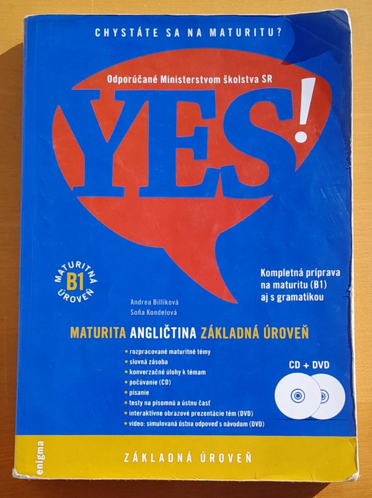 Yes! / Angličtina - maturita základná úroveň / BEZ CD