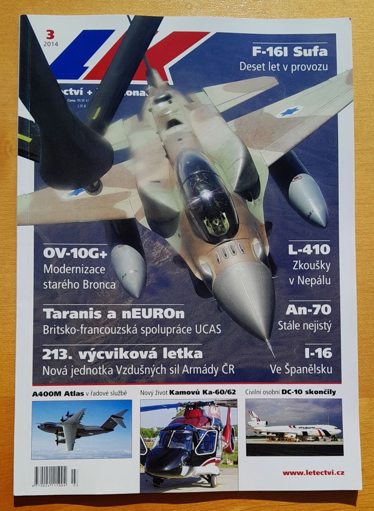 Letectví + Kosmonautika 2014 / číslo 3