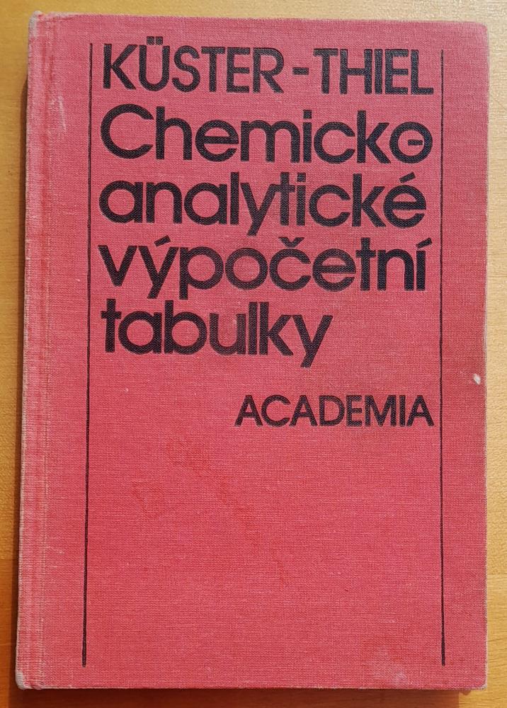 Chemicko-analytické výpočetní tabulky