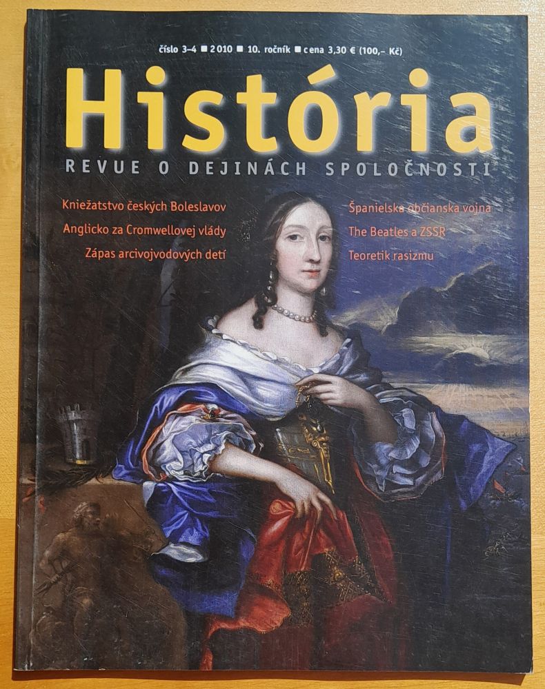 História, revue o dejinách spoločnosti, 3-4, 2010