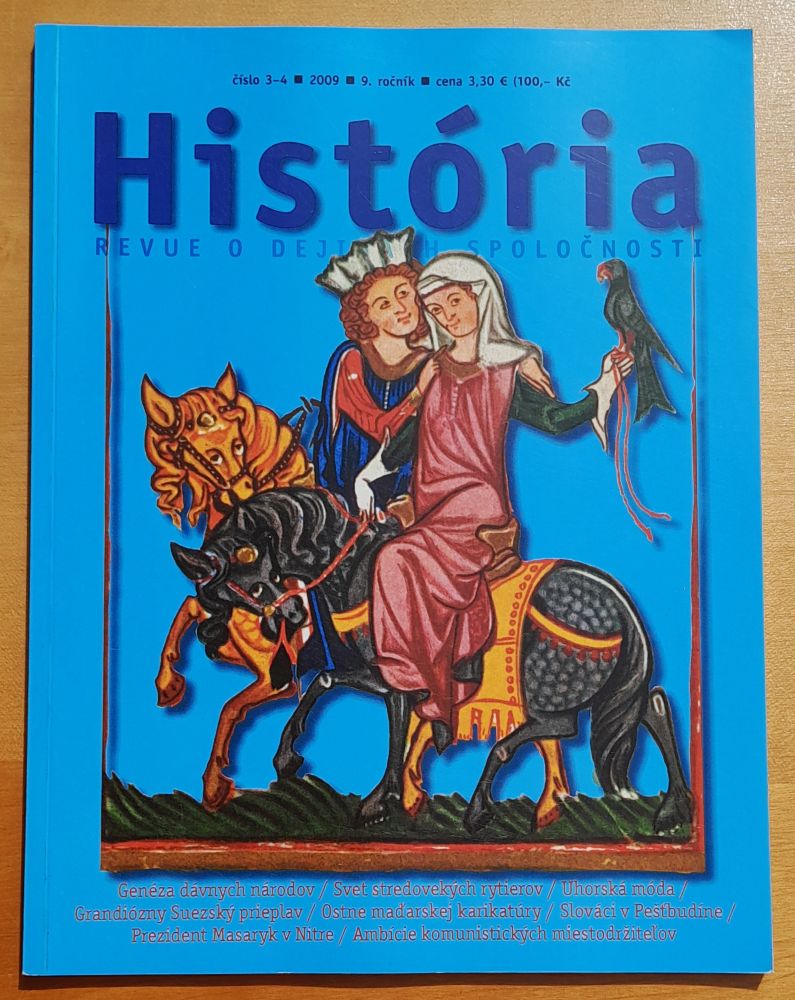 História, revue o dejinách spoločnosti, 3-4, 2009