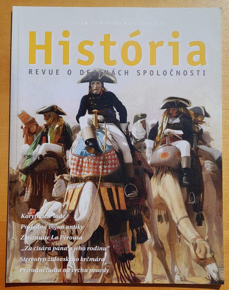 História, revue o dejinách spoločnosti, 1-2, 2013