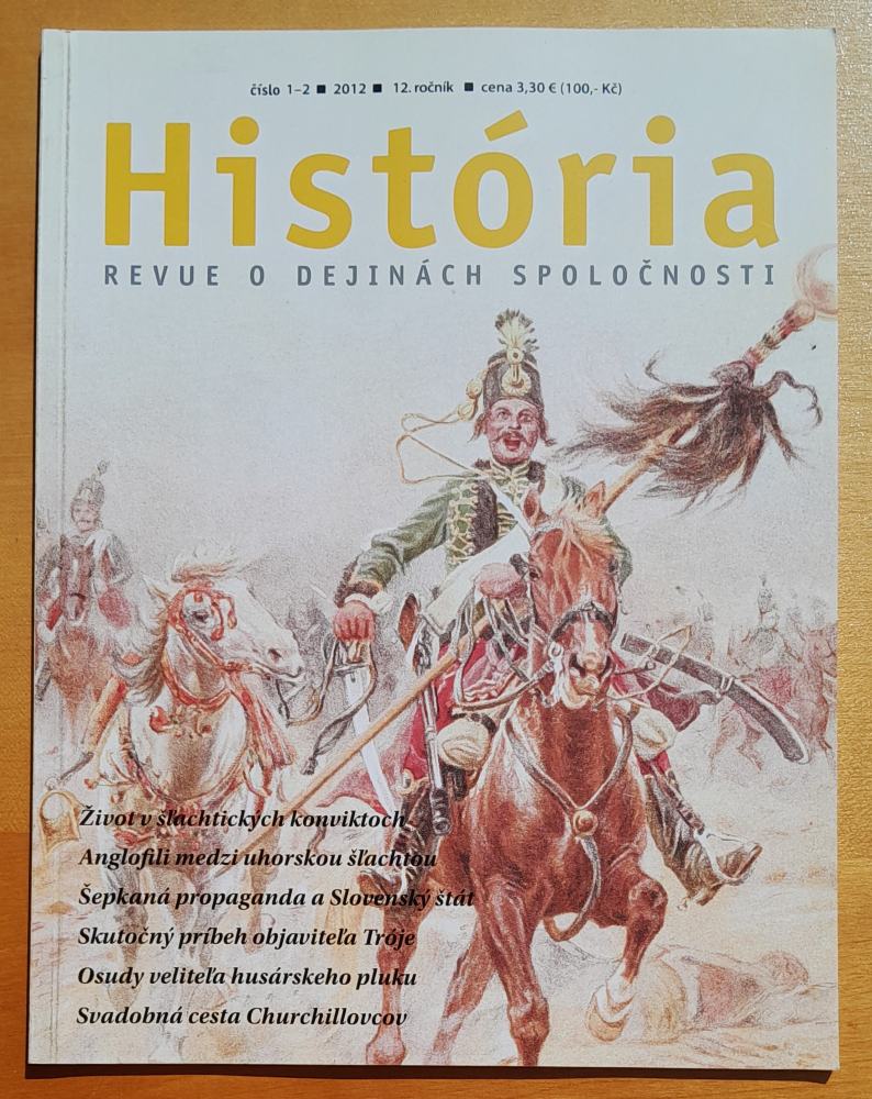 História, revue o dejinách spoločnosti, 1-2, 2012