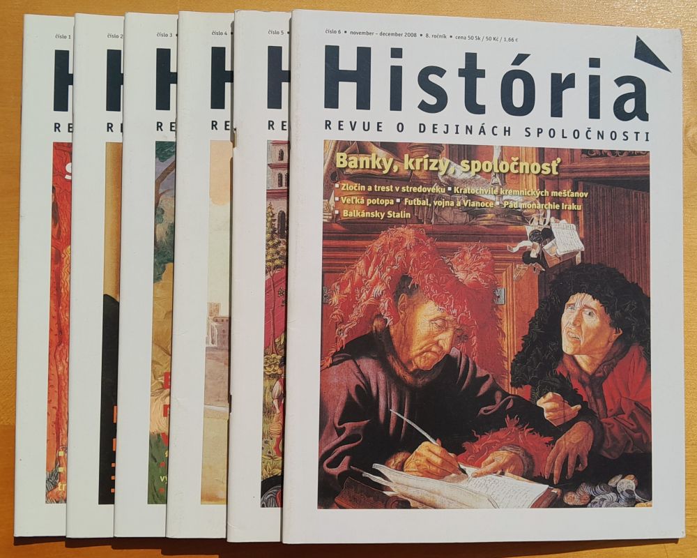 História, revue o dejinách spoločnosti, kompletný rok 2008