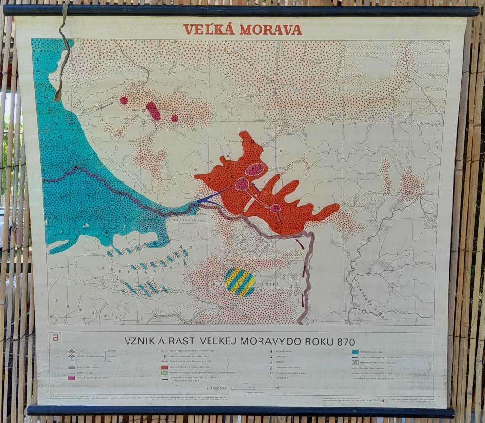 Veľká Morava - Vznik a rast Veľkej Moravy do roku 870