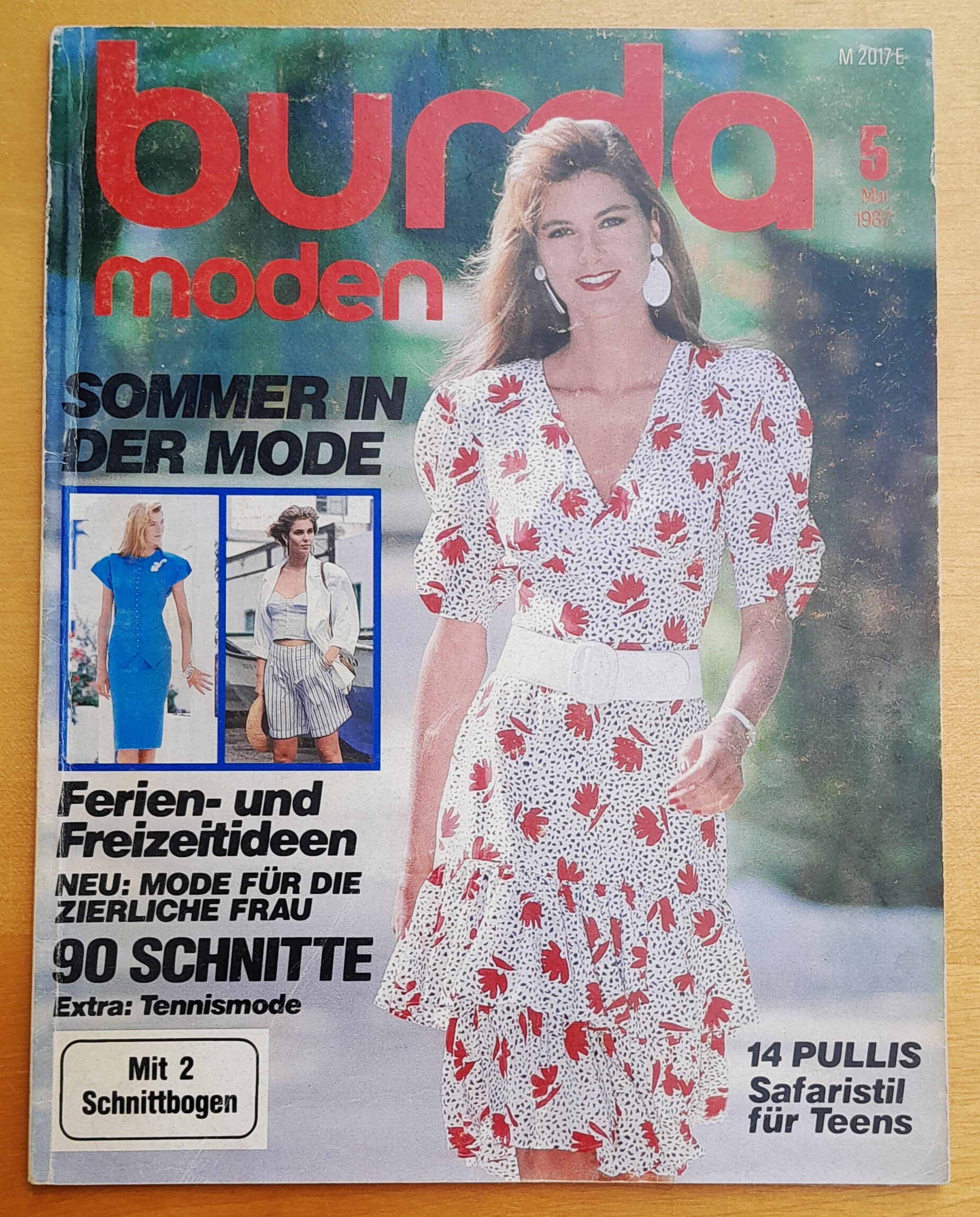 Burda moden 1987-5 + strihová príloha
