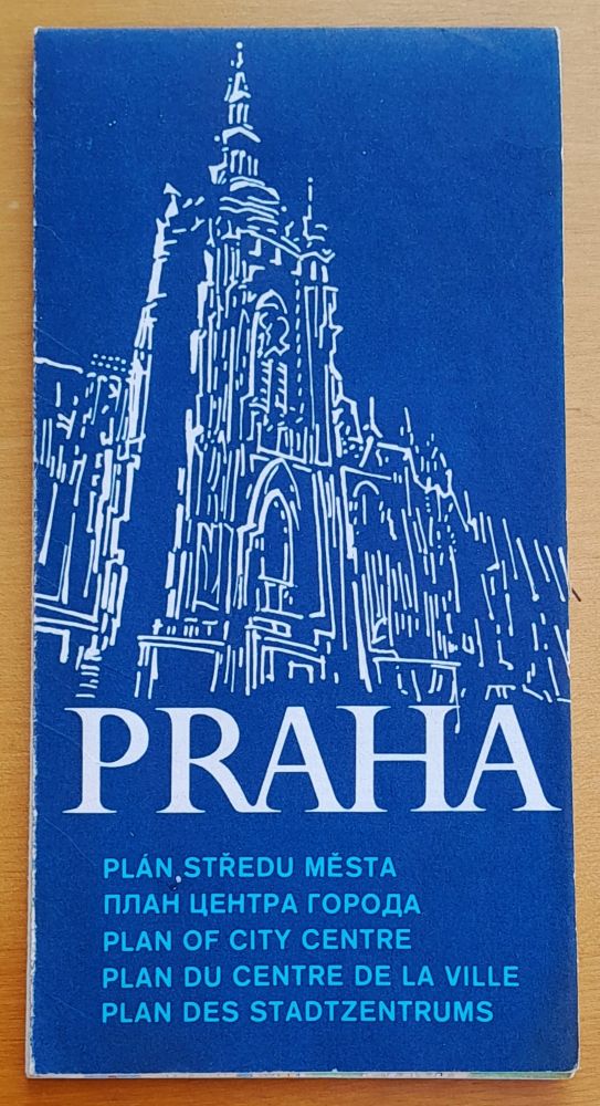 Praha - Plán středu města