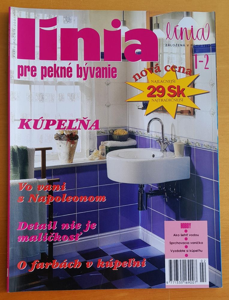 Línia pre pekné bývanie rok 2001, čísla 1-2, 4, 5