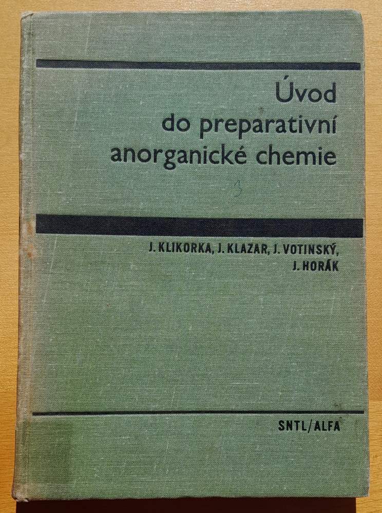 Úvod do preparativní anorganické chemie