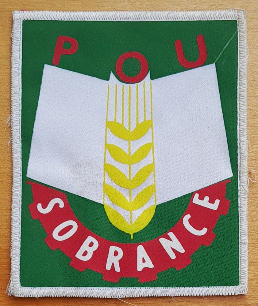 Stará nášivka Poľnohospodárske odborné učilište v Sobranciach