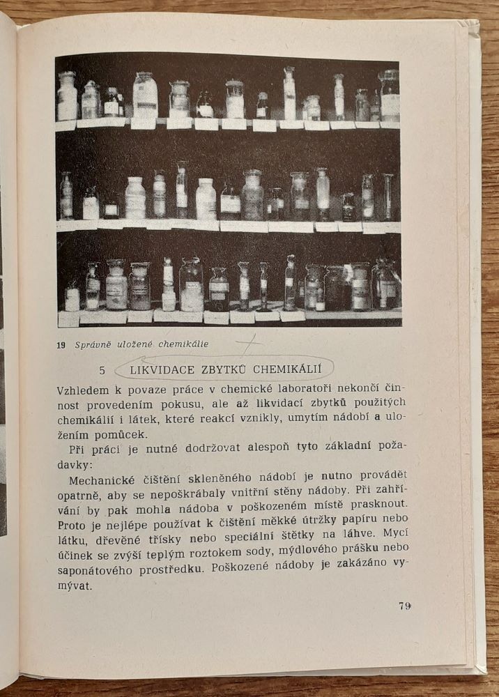 Bezpečnost práce ve vyučování chemii na všeobecně vzdělávacích školách