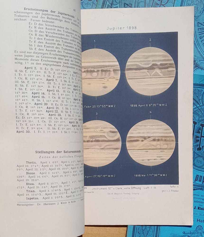Sirius - Zeitschrift fur populäre Astronomie, 1.- 12. 1899
