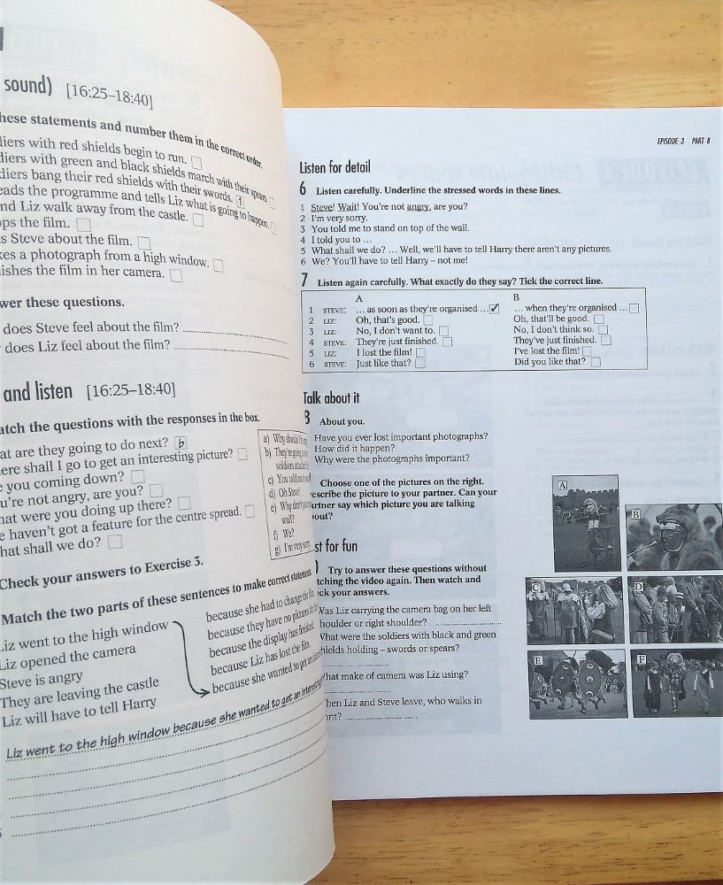 The Winning Team, Workbook