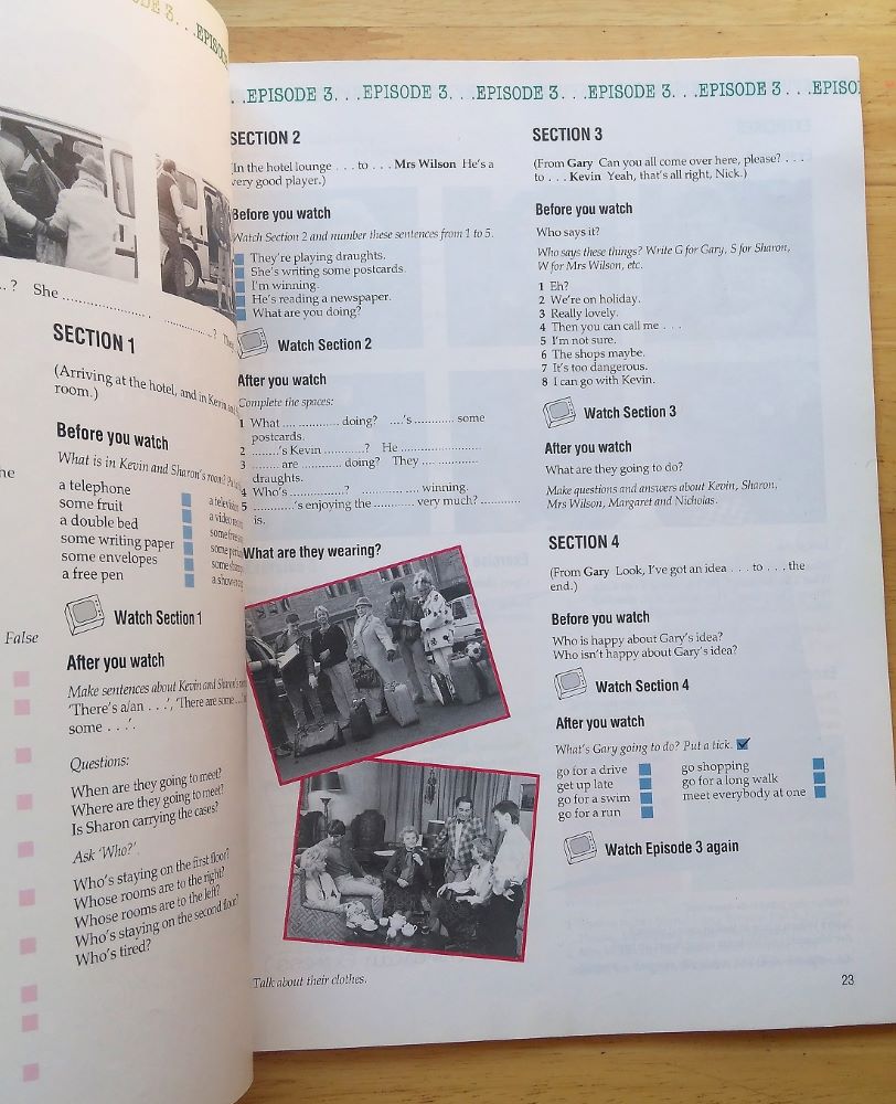 A Weekend Away, Activity Book