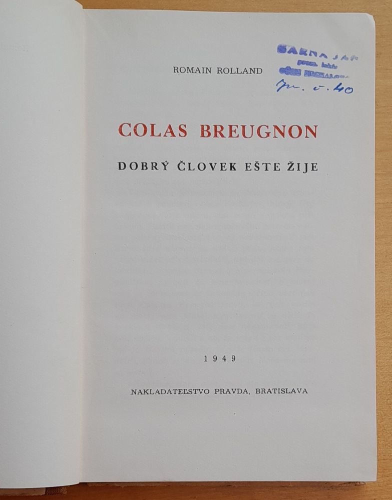 Colas Breugnon, Dobrý človek ešte žije