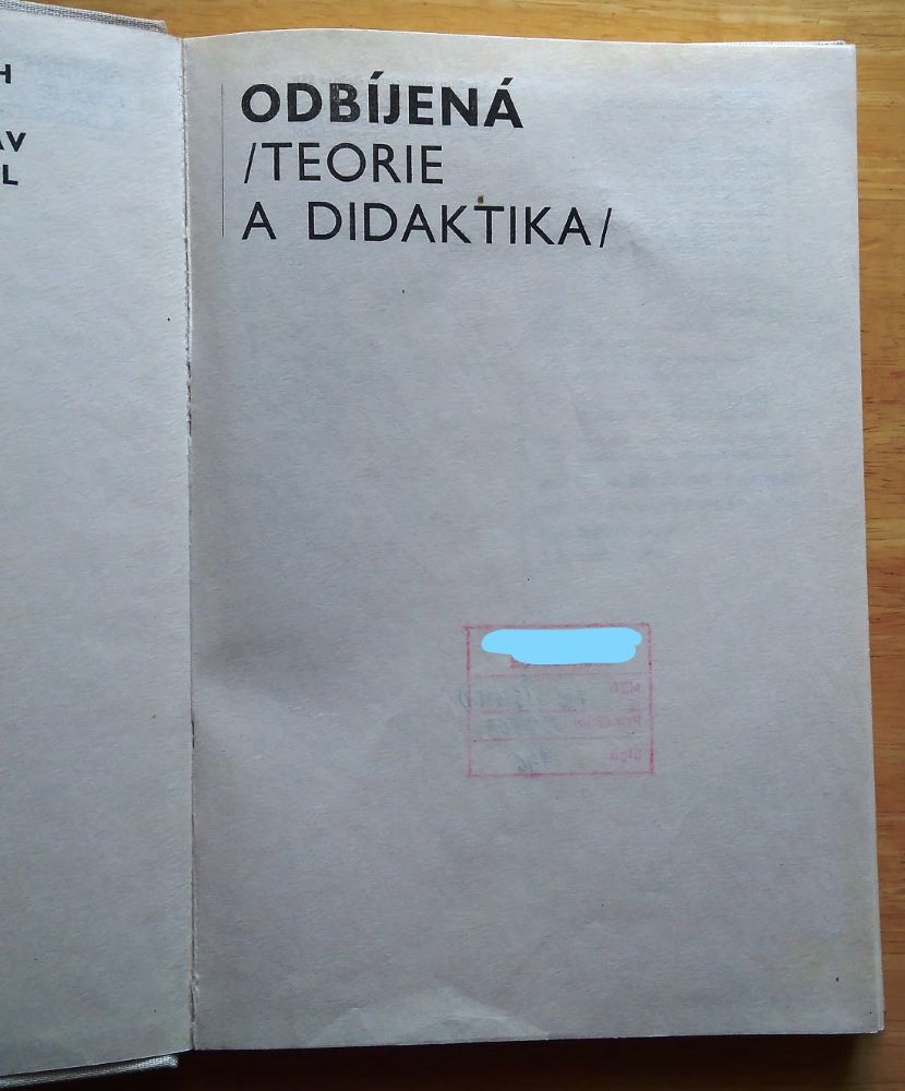 Odbíjená (volejbal) / Teorie a didaktika / Edice Učebnice pro vysoké školy