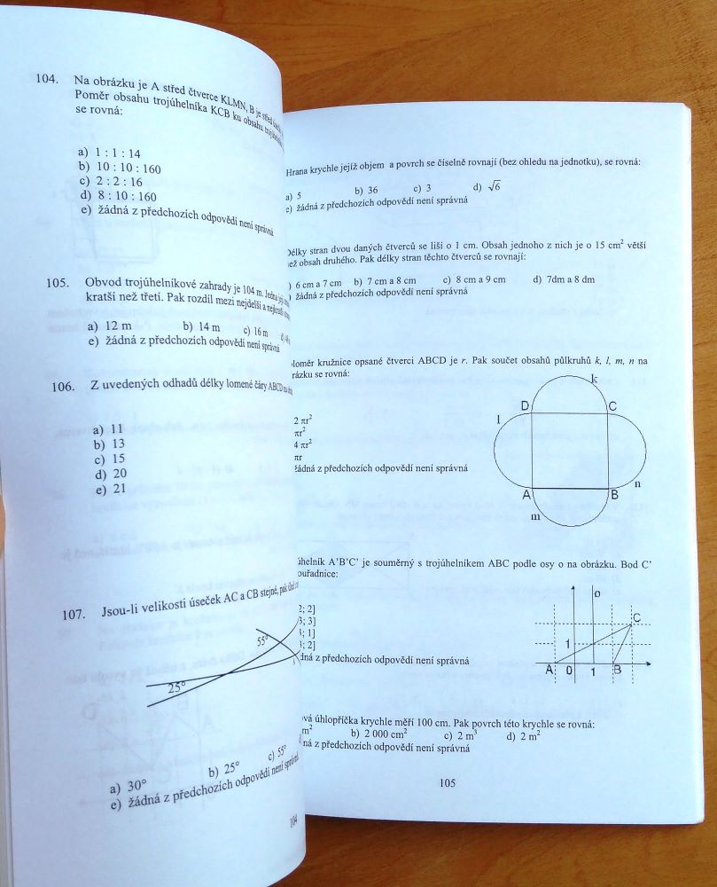 Příručka pro přípravu k přijímacím zkouškám na bakalářské studijní programy