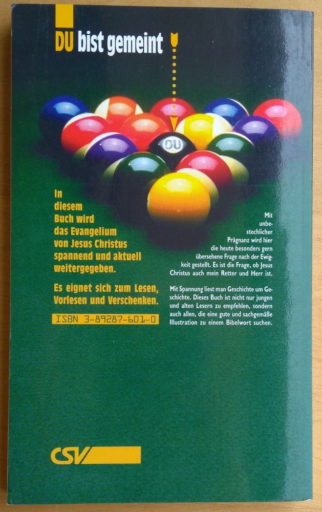 Du bist gemeint / Denk anstosse in Kurzgeschichten