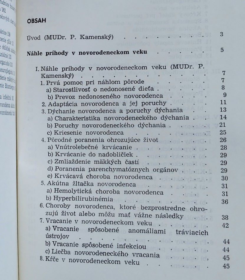Náhle príhody v detskom veku