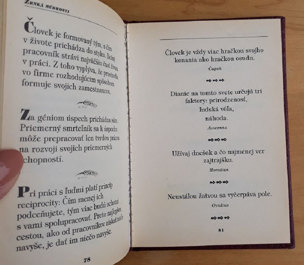 Zrnká múdrosti veselo i vážne