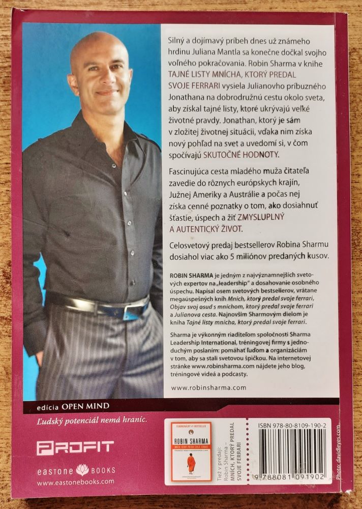 Tajné listy mnícha, ktorý predal svoje ferrari