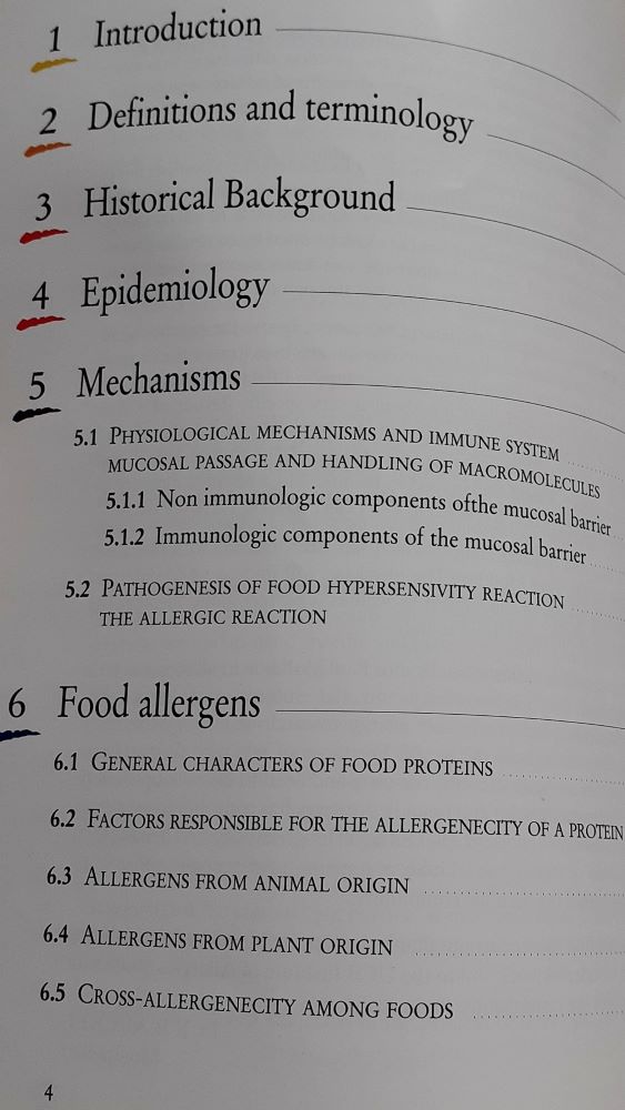 Food Allergies / Present and future problems