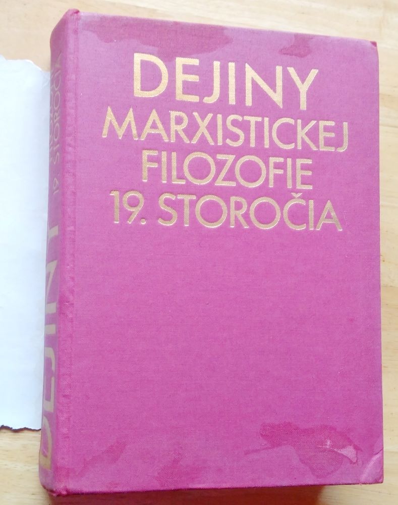 Dejiny marxistickej filozofie 19. storočia