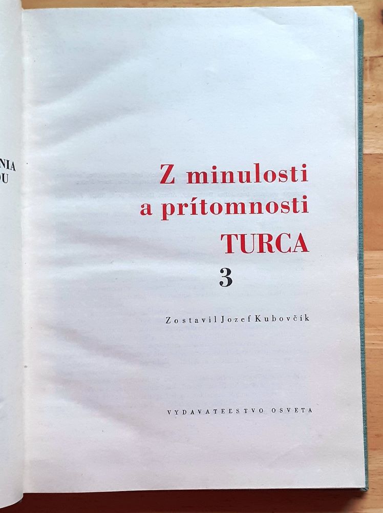 Z minulosti a prítomnosti Turca 3