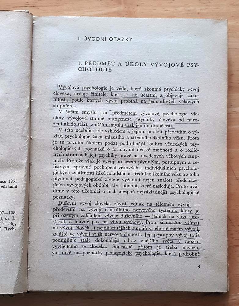 Vývojová psychologie