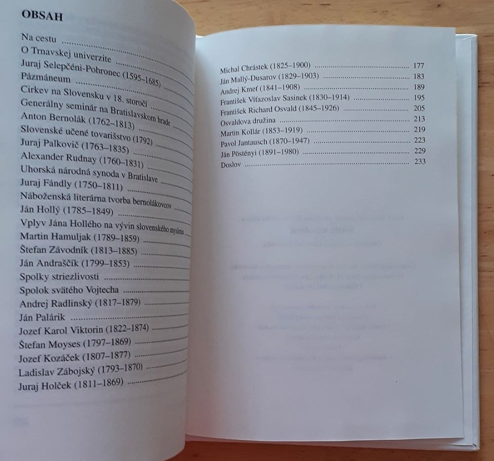 Svetlá minulosti - príspevok k dejinám Cirkvi na Slovensku
