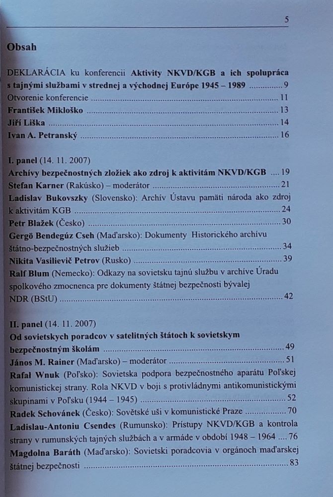Aktivity NKVD / KGB