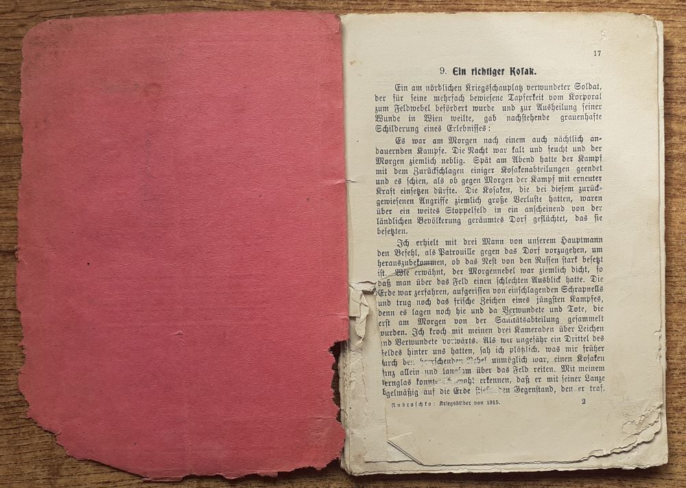 Kriegs - Bilder von 1915