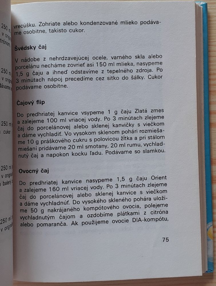 Miešané osviežujúce nápoje 