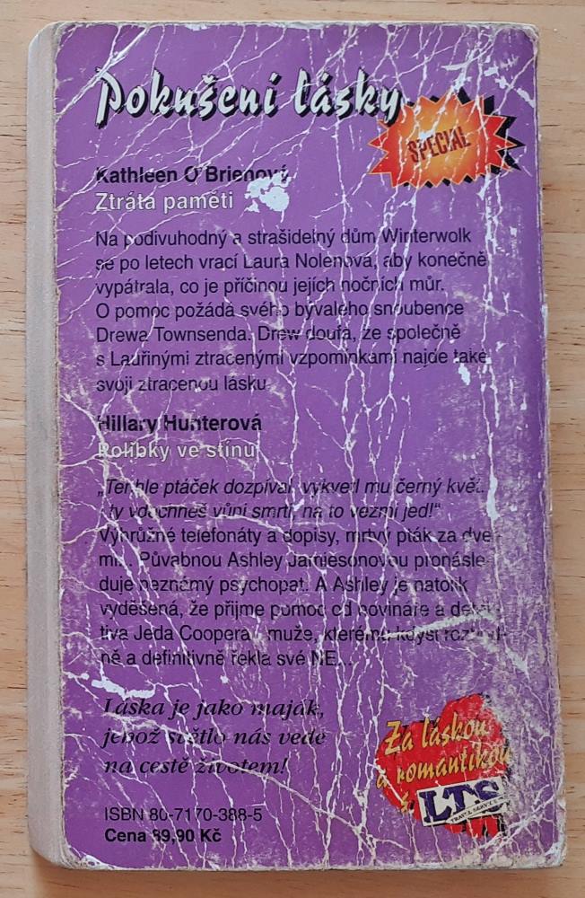 Ztráta paměti - Kathleen O Brienová / Polibky ve stínu - Hillary Hunterová