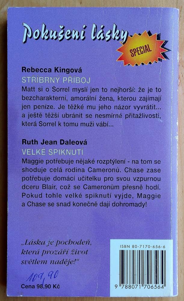 Stříbrný příboj - Rebecca Kingová / Velké spiknutí - Ruth Jean Daleová