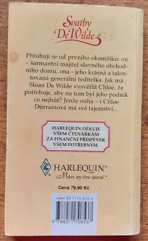 Tajemství lásky / Svatby De Wilde 3 W 03-98