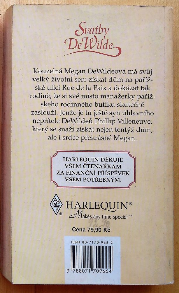 Podmínky příměří / Svatby De Wilde 8 W 08-98