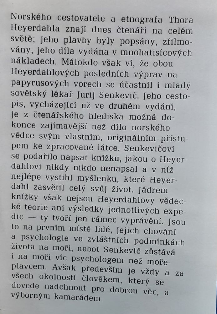 Na voru RA přes Atlantik / Cesty