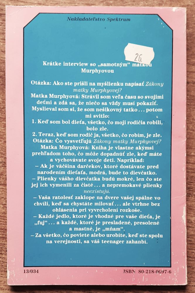 Zákony matky Murphyovej a ostatné rizika rodičovstva