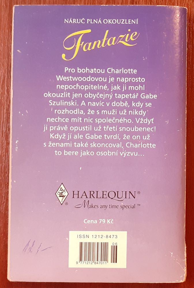 Svatba napočtvrté - Harlequin Fantazie 15