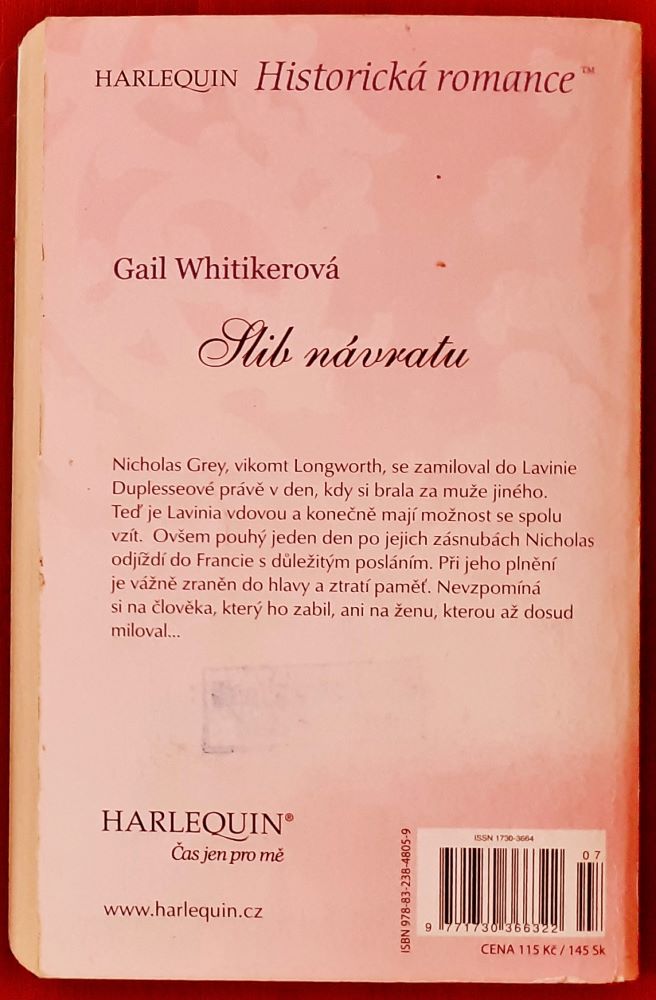 Slib návratu / Historická romance 187